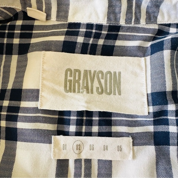 New NWOT Grayson Plaid Shirt The Hero S - Picture 6 of 6